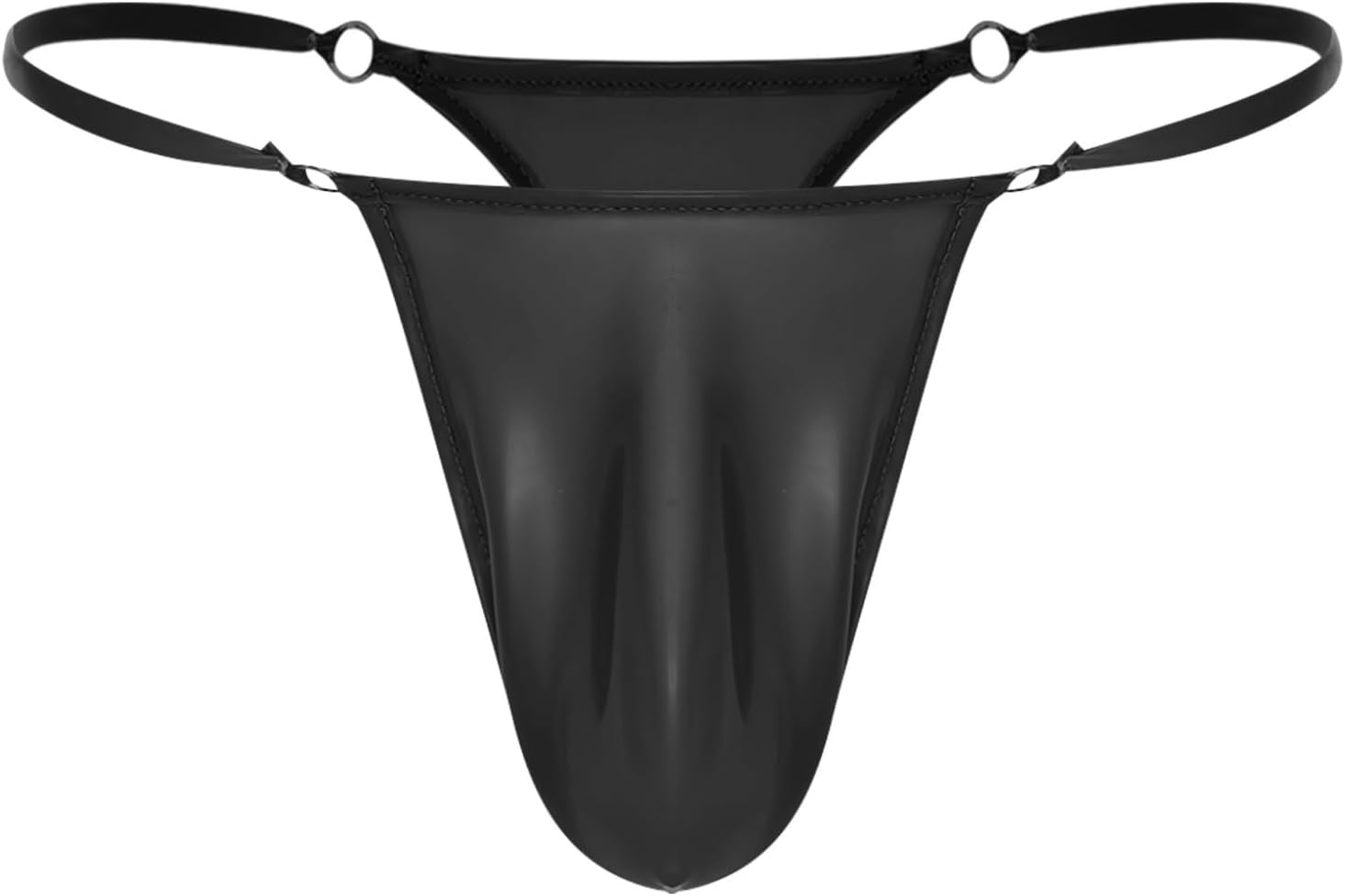 Adult Men Seamless Rubber Briefs Latex Underwear Honeymoon Couple Games Low Rise Panties