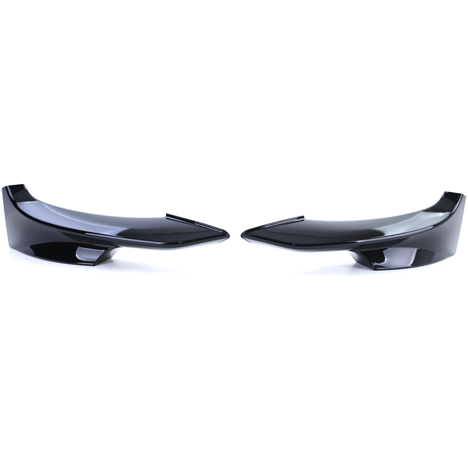 Front Flaps Spoiler Splitter Schwarz Glanz passend für 3er BMW E92 E93 10-13