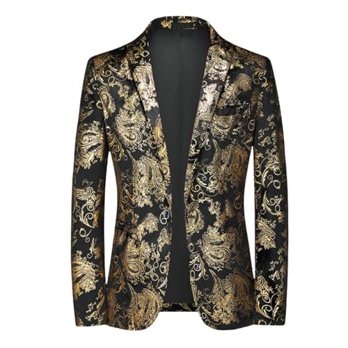 Blazer homme imprimé pour rompre la monotonie des costumes de mariage ordinaires