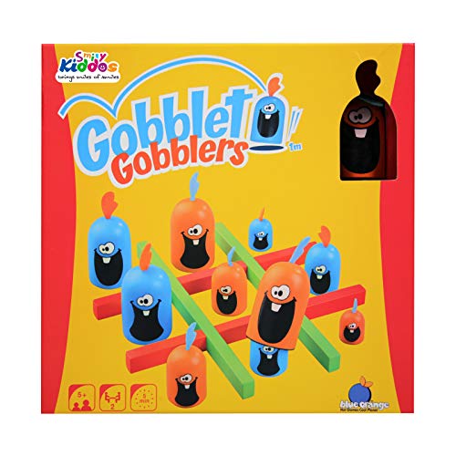 Buy Blue Orange Gobblet Gobblers Wood Board Game for Adults Board Game for Ages 8 and Up Game