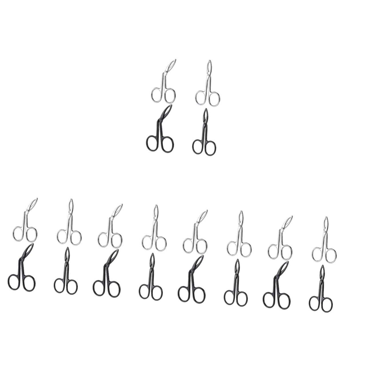 5 Set Pinze Per Sopracciglia Sopracciglio Facciale Per Donne Pinzette Per Sopracciglia in Metallo Forbici Per Sopracciglia Da Donna Acciaio Inossidabile 4 Pezzi*5