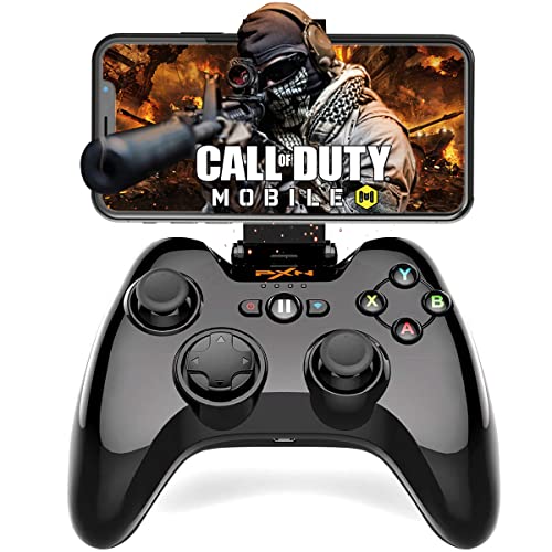 Megadream Wireless Gamepad Controller, iOS MFi Gaming Joystick with Clamp Holder for iPhone XS, XR...