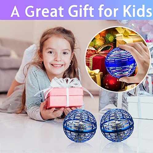 Flying Ball Toys - Flying Orb Magic Hand Controlled Flying Fidget Spinners With Rgb Lights Mini Drones Boomerang Nebula Orb Hoverball Toy Safe For Outside Game -Birthday Gifts For Kids,Boys&Girls #TOP1