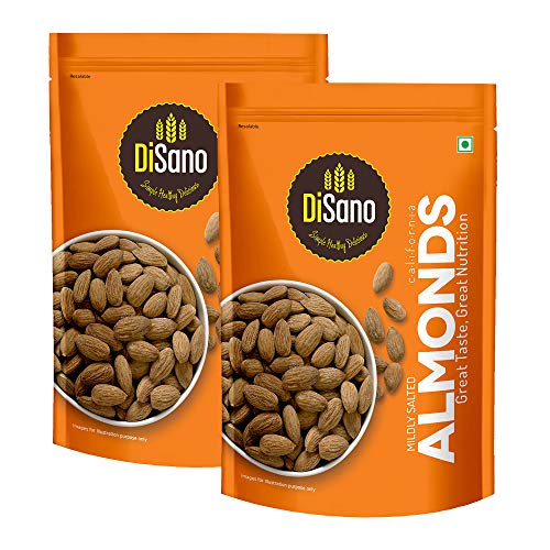Disano California Almond Mildly Salted, 500G (2 X 250Gm)