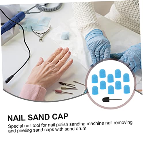 Capuchons de ponçage pour ponceuse ongles kit complet manucure pédicure et embouts - 6