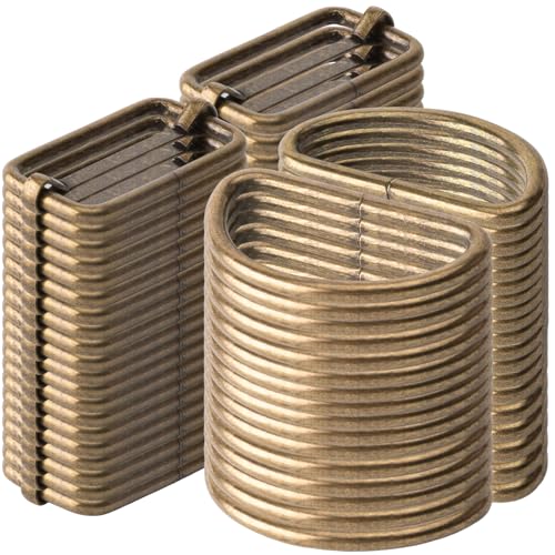 GUBOCA 80 PCS Hebillas Metalicas,Hebillas para Bolsos de D,Accesorios de Bolsillo para Coser,Para Mochilas,Bolsos,Cinturones,Manualidades,Bricolaje (Bronce, 25mm)