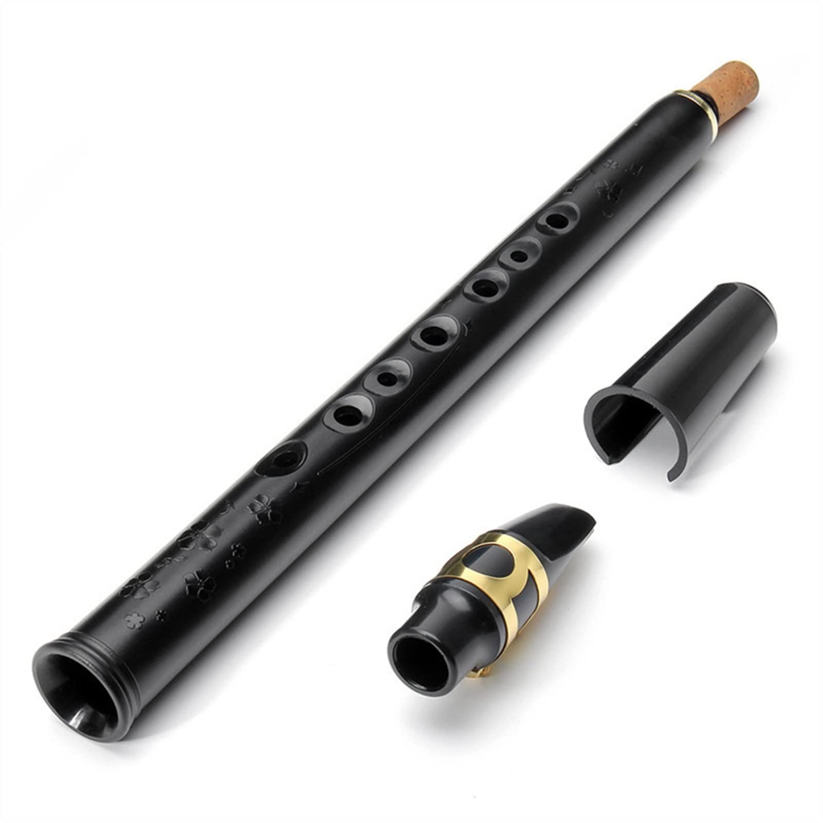 Saxophon Taschensaxophon 8 Löcher Key-Bb Alt-Mundstück Tragbarer Sax Brass