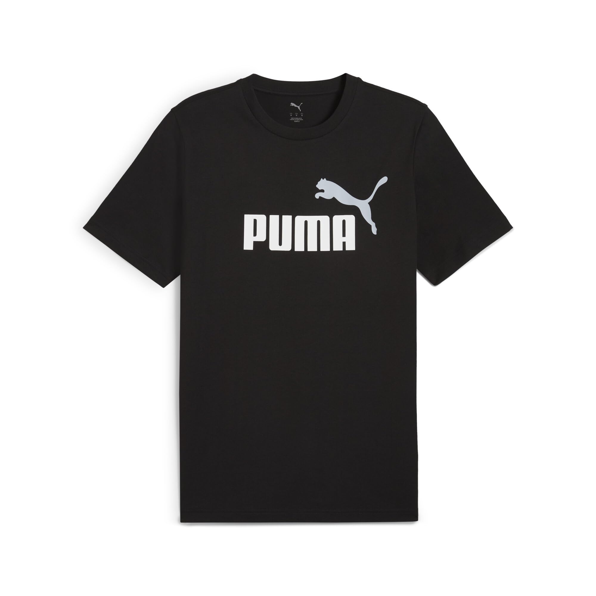 PUMA Unisex ESS 2 Color No. 1 Logo Tee Tees (Pack of 1)