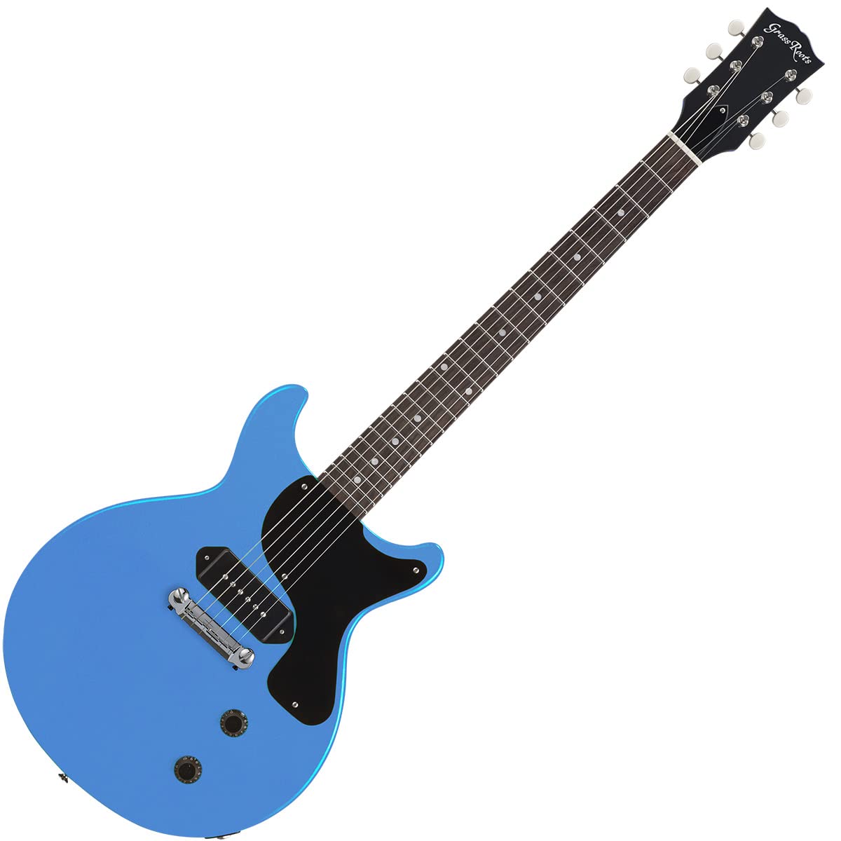 Amazon | GrassRoots G-JR-LTD Pelham Blue レスポールジュニアタイプ 