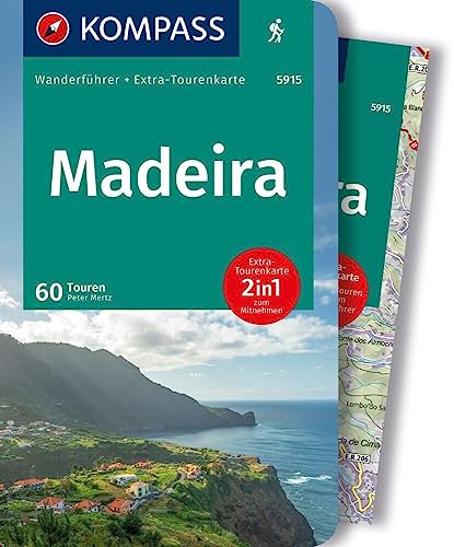 KOMPASS Wanderführer Madeira, 60 Touren mit Extra-Tourenkarte: GPS-Daten zum Download
