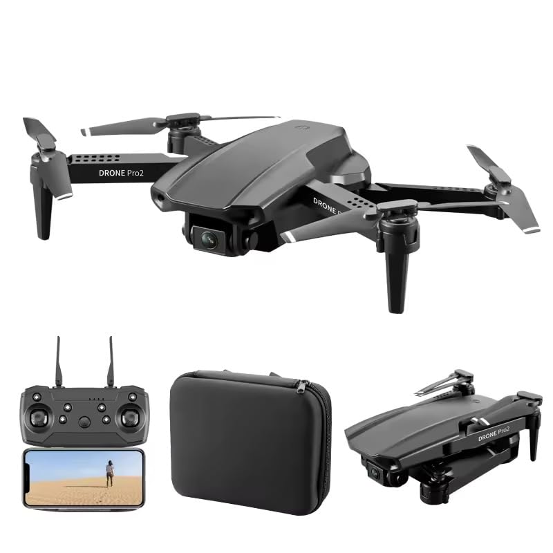 Image of FITIJA-Drone-with-4K-Camera-WiFi-FPV-1080P-HD-Dual-Foldable-RC-Drone-Altitude-Hold-Headless-Mode-Visual-Positioning-Auto-Return-App-Control-Multicolor-4 (D2)