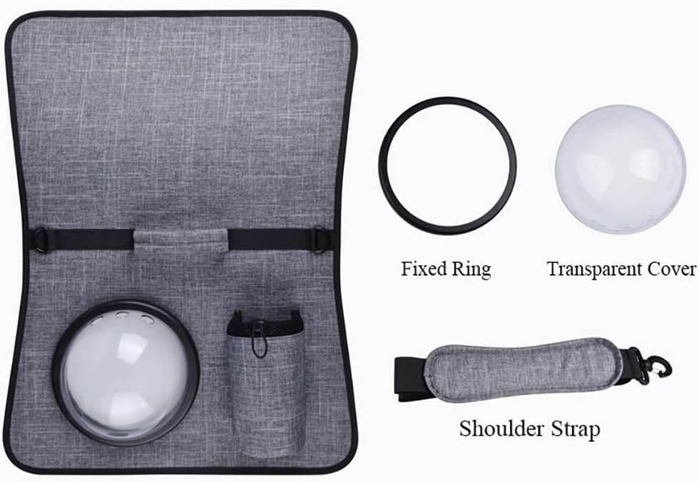 ペットキャリーバッグ スペースカプセルバックパック クリアハードシェル バブルカプセルフロント 取り外し可能マット 調節可能なストラ