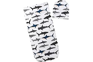 Newborn Shark Nursery Sleeping Bag and Hat Cap Set