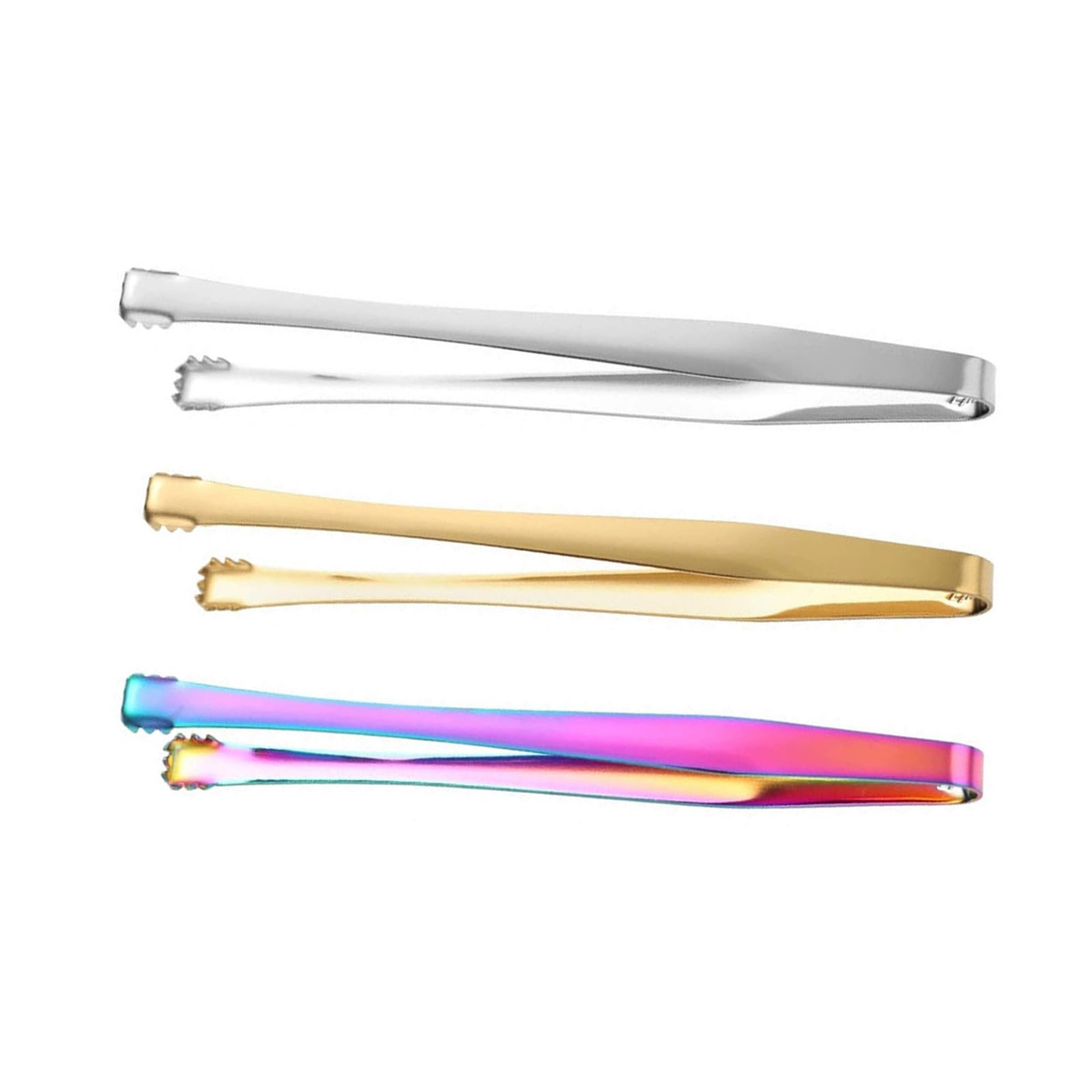 Nucelit Professional Ices Tongs Utensils for Bartending Cooking and Camping Essential Steels Ices Tongs Nonslip Grip