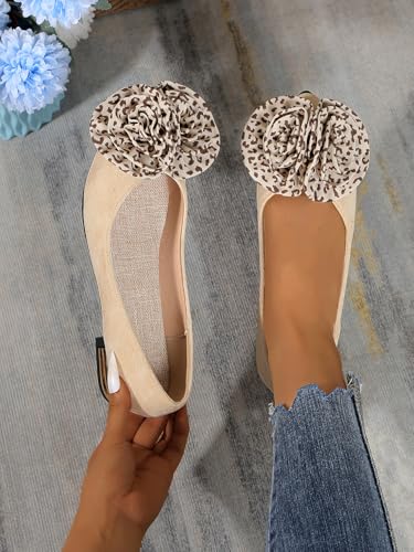 Women's Silver Snake-Print Pointed-Toe Flats – Fashionable PU/Genuine Leather Ballet Shoes with Bow Detail & Gold Accents, Comfortable Flat Heels for Office, Casual & Dressy Outfits3