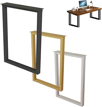 Amazon.co.jp: Lake key デスク 脚 アイアン 机 脚 鉄製 矩形