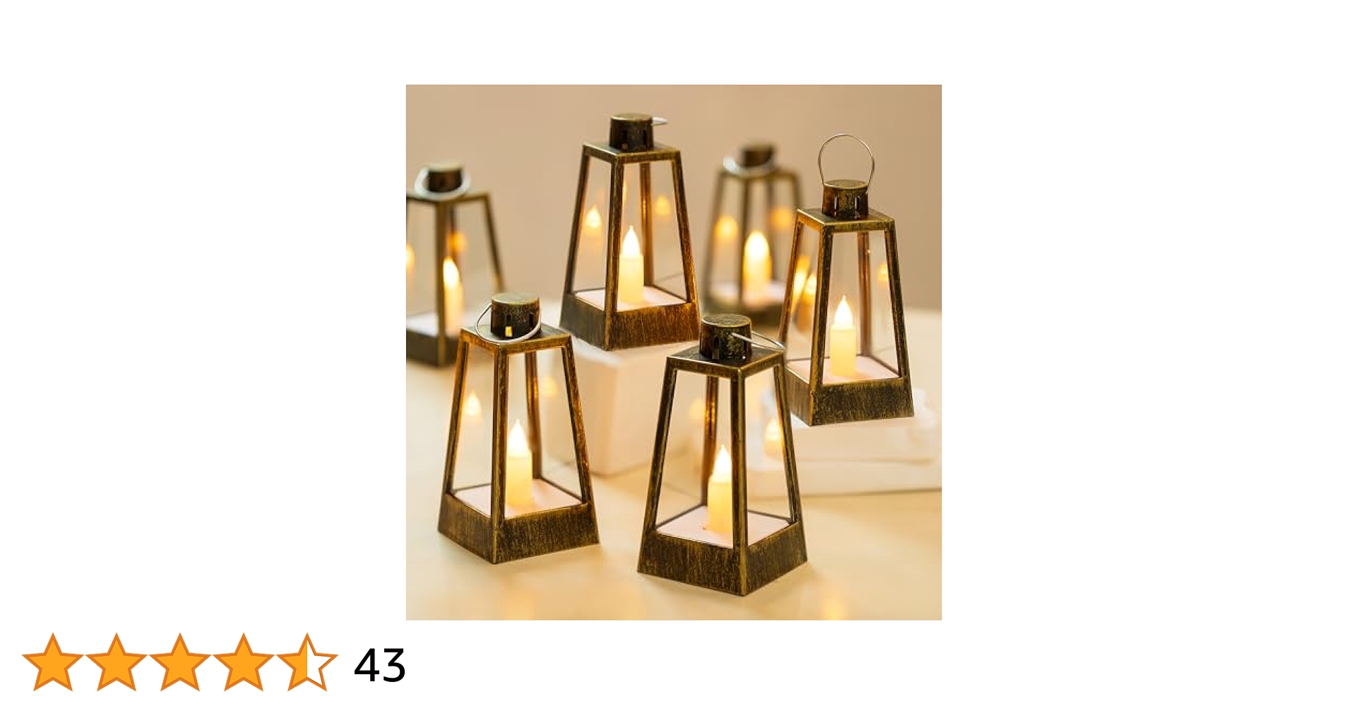 Amazon.com: Romadedi Mini Decorative Lantern for