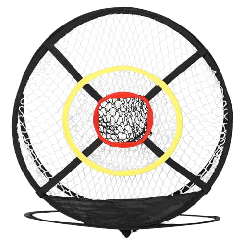 BESPORTBLE Golf Practice Net with Ball Return System Durable Golf Chipping Cage for Versatile Use Tennis Courts Easy to Store