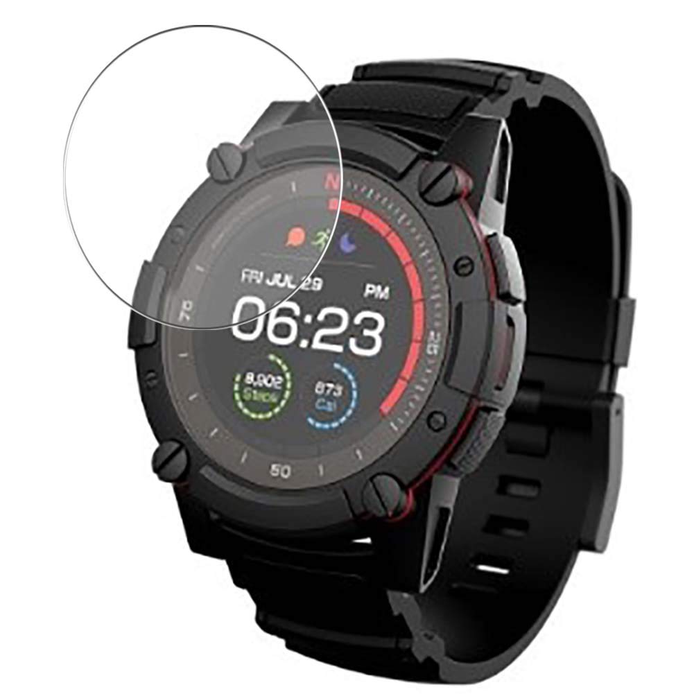 Vaxson3-Pack Tempered Glass Screen Protector, compatible with MATRIX Industries PowerWatch Series 2 Luxe, Film Protectors 9H Protective Guard