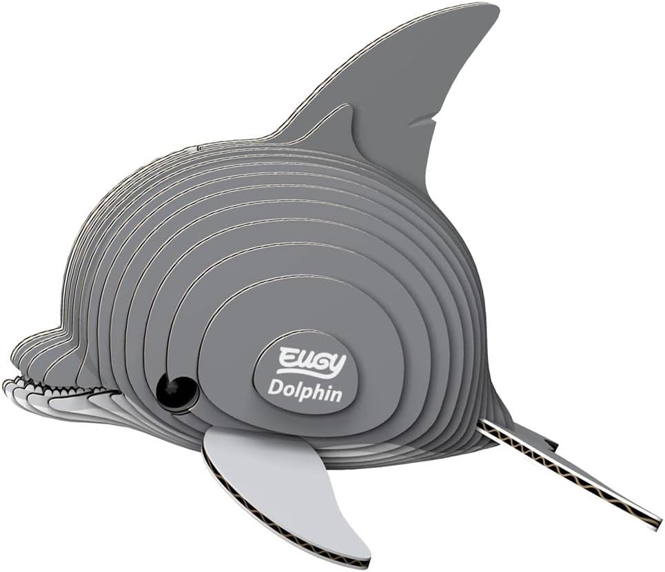EUGY 021 Dolphin Eco-Friendly 3D Paper Puzzle [New Seal]