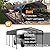 MNLR 12x20 FT Heavy Duty Metal Carport, Galvanized Steel Outdoor Carport Canopy with Reinforced Base, All-Weather Car Shelter for Car, Boat, Truck and Tractor