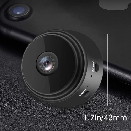 Image of Small Camera Spy Camera WiFi Home Security Camera Mini Hidden Camera Video Recorder Night Vision Live Feed Playback Phone App Control Nanny Cam Pet Camera