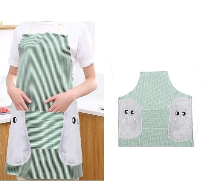 Image of Windkart Waterproof Kitchen Apron 40 Inch - Light Duty Extra Long Cooking and Dishwashing Apron | Durable Chemical Resistant Work Clothes for Cleaning Gardening Food Prep
