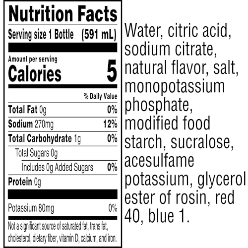 image for Gatorade Thirst Quencher Zero Sugar Sports Drink, Grape, 20oz Bottles,