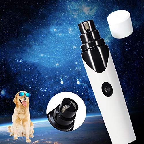 Festnight Recarregável Pet Dog Moedores De Unhas de Carregamento USB Prego Pet Clippers para Cão Gat