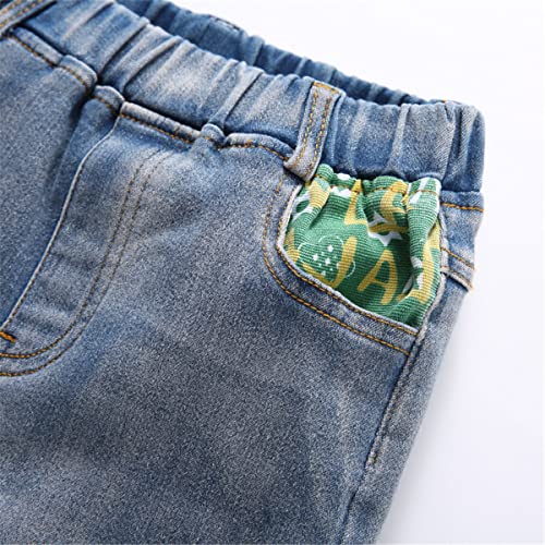 Little Kids Children Boys Jeans Shorts Ripped Jean Short Light Blue Jeans Pant Denim Pant Casual Cargo Pocket Short3