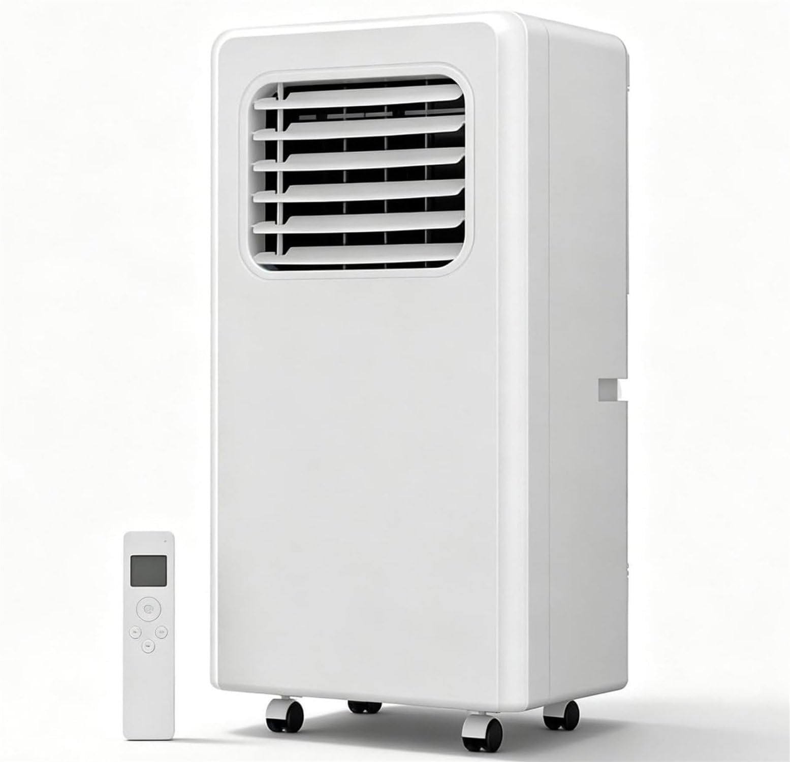 GYQSSD 7000 BTU Portable Air Conditioner, 4-in-1 Energy Efficient Cooling & Dehumidifier with Remote Control, Digital Display, Quiet Operation, Covers Up to 108 sq.ft (10㎡)