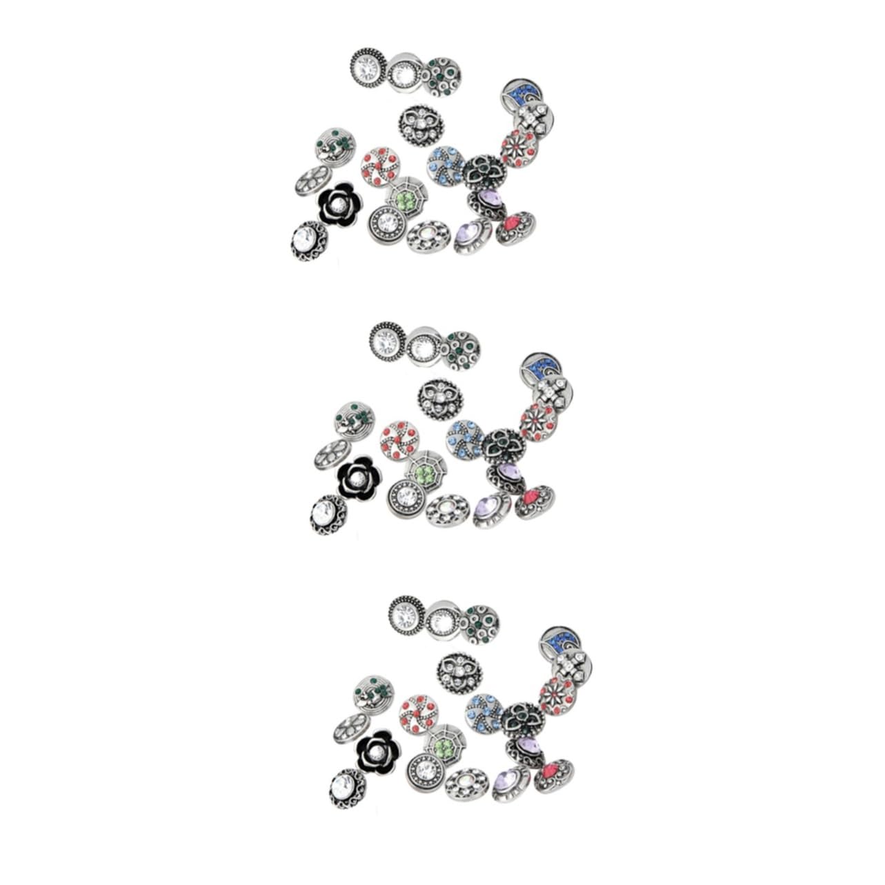 Boutons alliage Lurrose et gemmes pour ateliers couture et mercerie