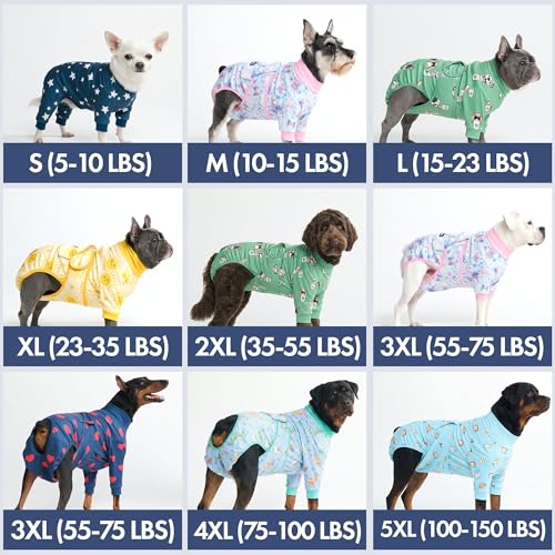 Image of Spark Paws Dog Recovery Suit - Surgical Onesie After Surgery, Male & Female