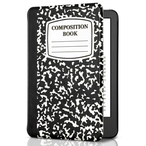 Image of CoBak Case for All New 6 Inch E-Reader 2024 and 2022 (11 Generation) - PU Leather Smart Cover, Auto Sleep and Wake, not Compatible with Kobo Clara and Ocean,Notebook