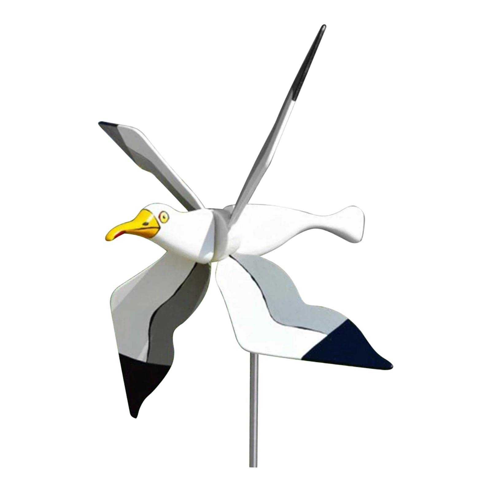 ATORSE® Lovely Seagull Windmill Garden Ornaments for Patio Outdoor Garden Decoration-image-26