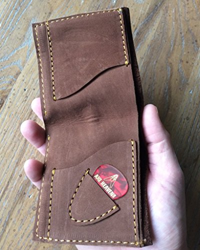 AXE HEAVEN GW-010 Electric Guitar Wallet Handmade Leather3