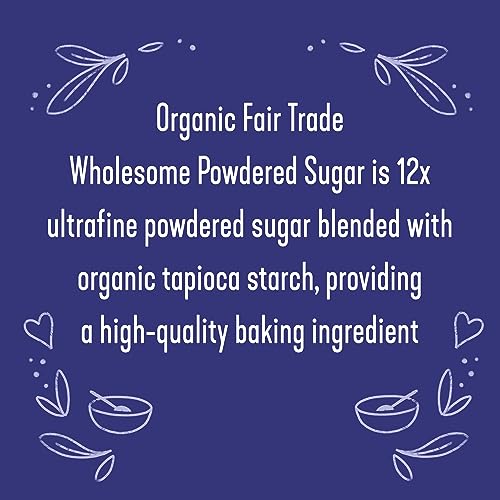 image for Wholesome Sweeteners 16-Ounce Organic Powdered Confectioners Sugar, Fa