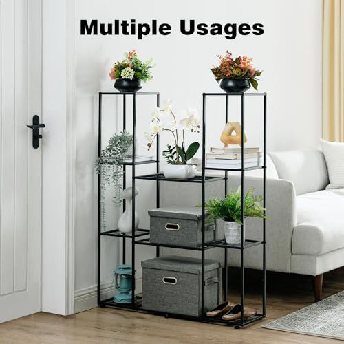 blumenständer metall grau Blumenständer, Metall, weiß – Herznah main image 1