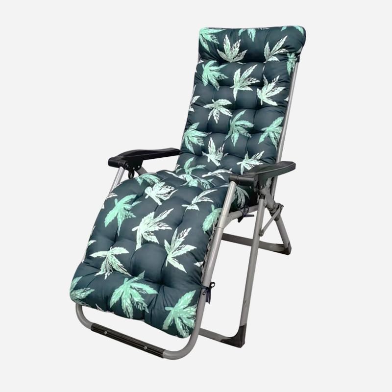 UPSEA Garden Sun Lounger Cushions Only, Reclining Sun Lounger Cushion Pads Non-Slip Thickened Outdoor Chair Cushions Outdoor Mattress Recliner Quilted Thick Padded Seat Cushion (No Chair)