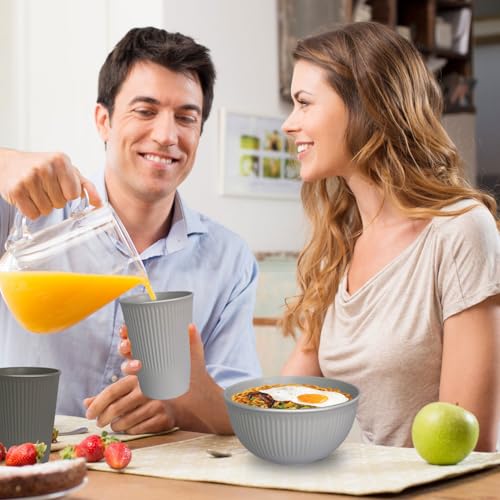 BPA-frei und spülmaschinenfest für Outdoor-Abenteuer. - Detailansicht von Sagiterra Camping Teller Set 4 Pers. Deal –...