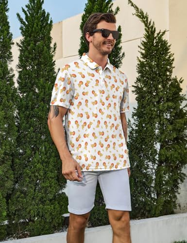 Camiseta Polo para Hombre para Golf con Secado Rápido, Control de Humedad y Cuello Clásico miniatura 7