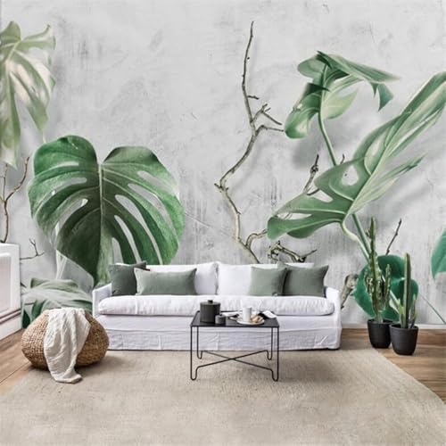 Papier peint 3D intissé bambou pour masquer les défauts du mur - 3