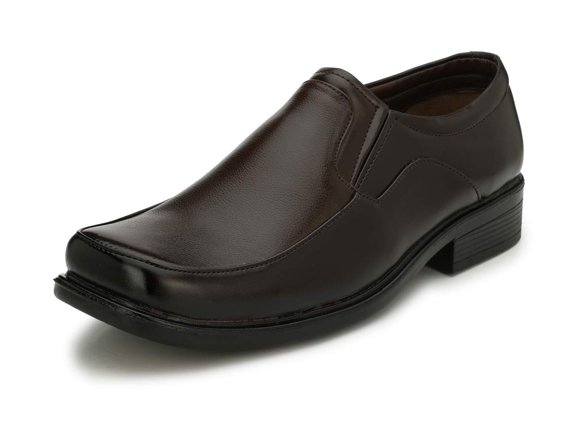 AZZARO BLACK Mens Synthetic Leather Comfortable Slip-On Formal Shoes for Man Business Daily Use Brown (B07HH1ZQBJ) Amazon Price History, Amazon Price Tracker