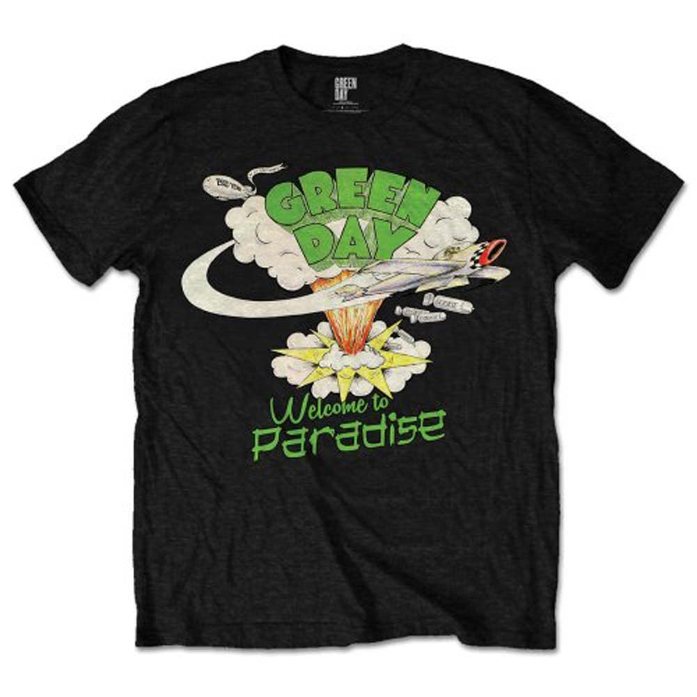 Rock Off Black/Green Day - Welcome To Paradise - T-Shirt - Cotton - Size Xl - Officially Licensed Merch