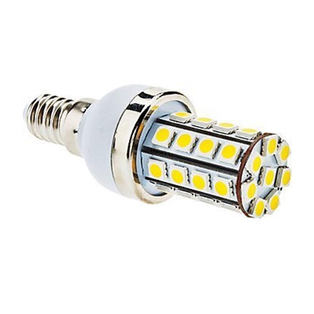 NXCVBNKZJ KJXP Lighting, Pack of 10, LED Corn Bulb AC220V E14 5W 36xSMD5050 480LM Led Light Bulb(Cold White)