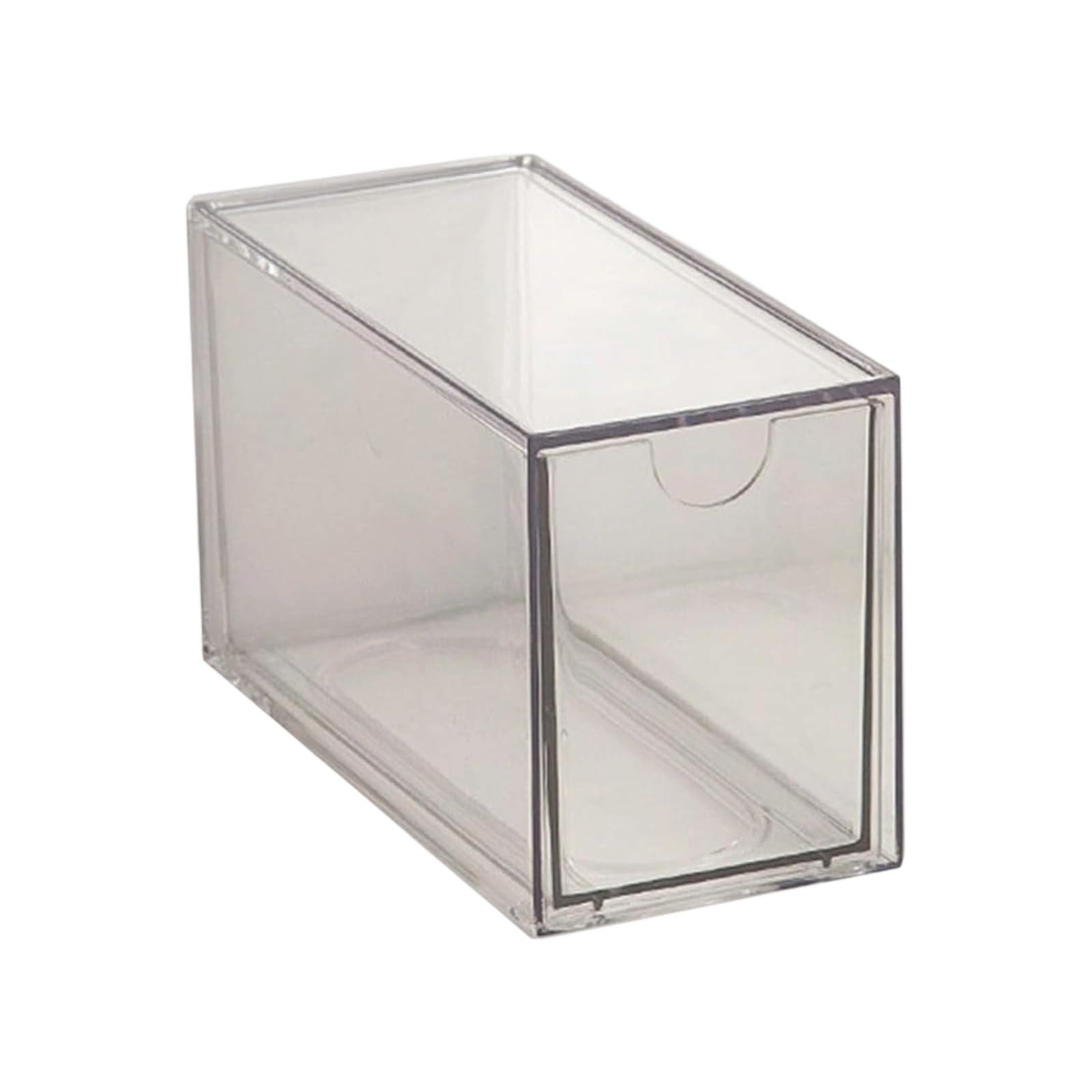 Clear Storage Drawers for Countertops – Stackable Home & Bathroom Organizers (1-Unit) Clear Pantries Organizers and Storage