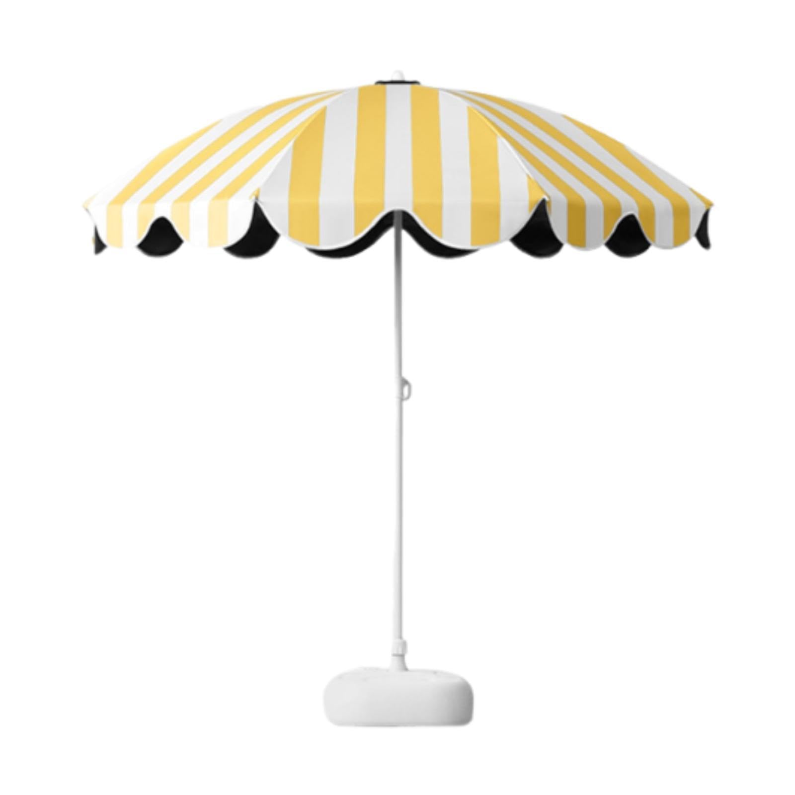 Ombrellone da Spiaggia, Tenda da Piscina, Ombrellone da Giardino, Leggero con Robuste Aste in Ferro E Antivento, Adatto per Giardini, Patii, Piscine, con Base di riempimento d'Acqua