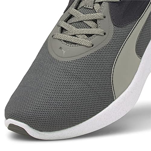 PUMA PUMA Men's Better Foam Emerge 3D Running Shoe, Castlerock Black-Orange Glow, 11