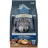 Blue Buffalo Wilderness Natural High-Protein Dry Food for Adult Dogs, Chicken Recipe, 13-lb. Bag
