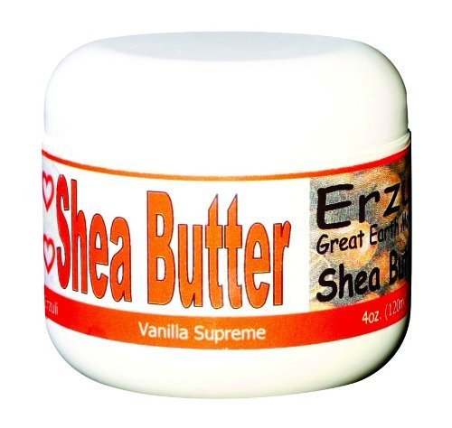 Shea Butter - Vanilla 4 ounce (Pack of 2)